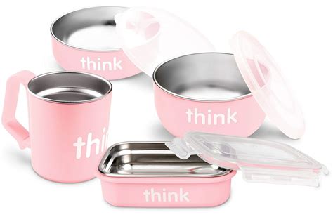 Thinkbaby Complete BPA Free Feeding Set (Pink) 